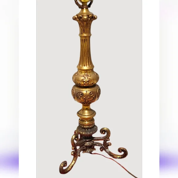 Vintage Carl Falkenstein Lamp Base 7112 Hollywood Regency MCM Mid-Century Brass